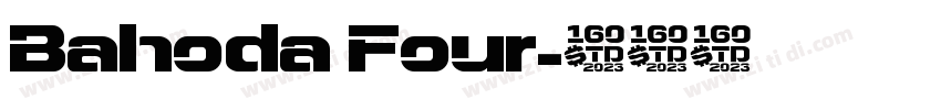 Bahoda Four字体转换